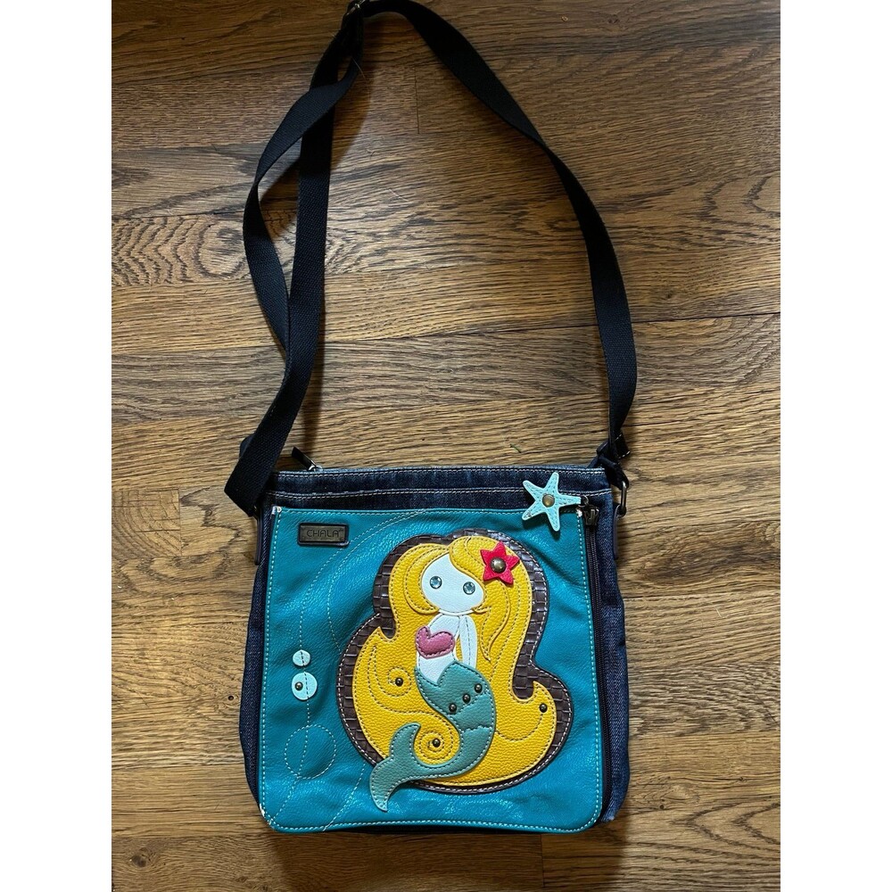 Chala Deluxe Mermaid Messenger Bag Purse Crossbody